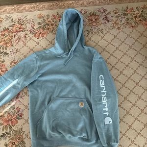 Carhartt hoodie men’s size Large. Worn a few times basically brand new